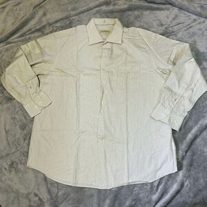 Tommy Bahama Dress Shirt 17 1/2 34/35 made in Hong Kong 100% Cotton XXL